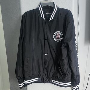 Aeropostale Black Windbreaker